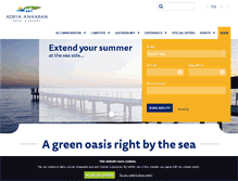 Tablet Screenshot of adria-ankaran.si